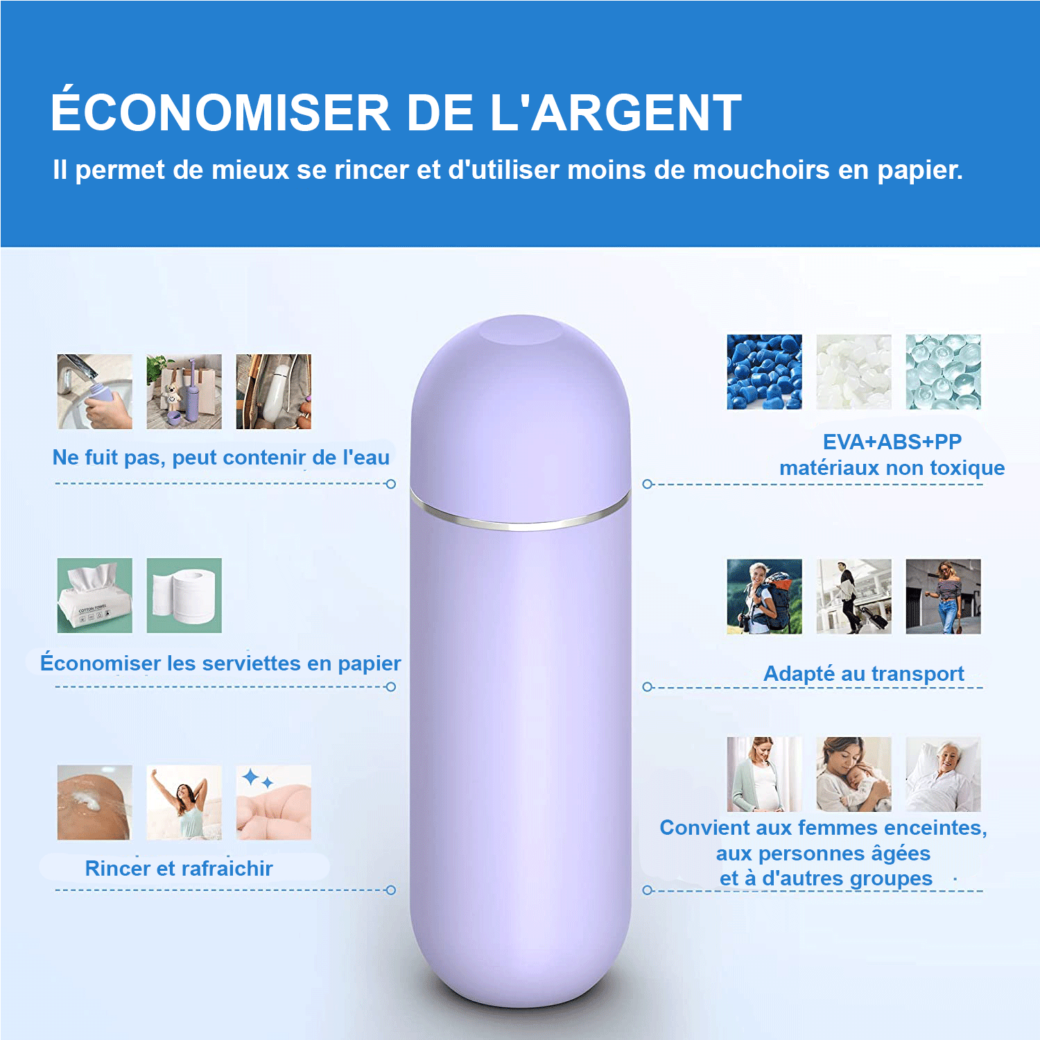 Bidet portable Mizu