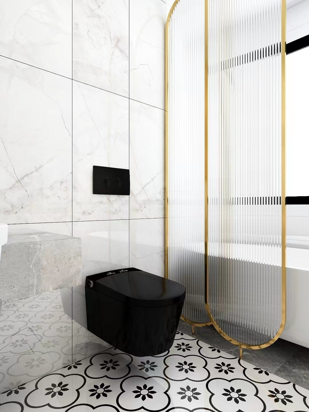Toilette japonaise suspendue Fuji