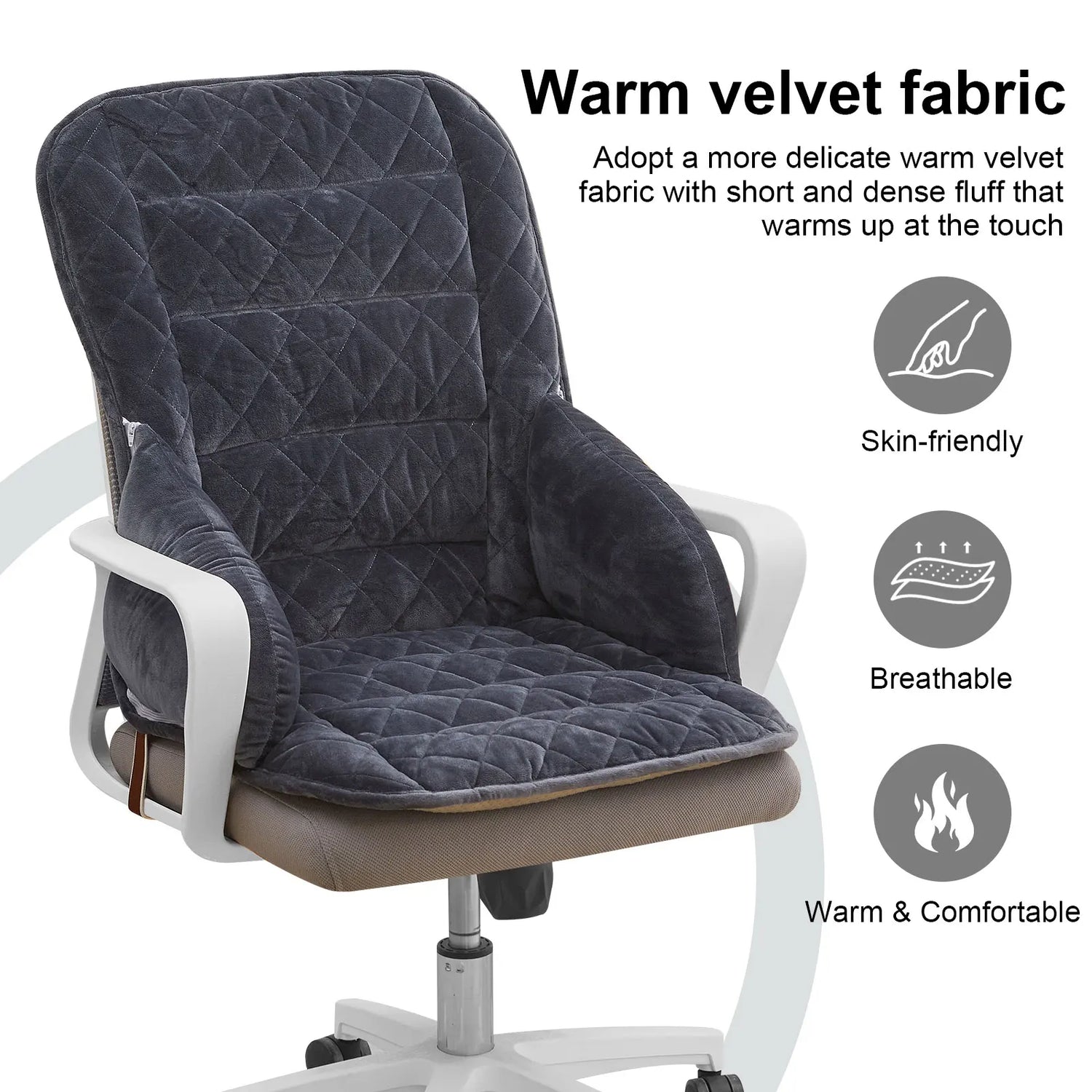 Coussin de chaise ergonomique – Confort prolongé & dos soutenu
