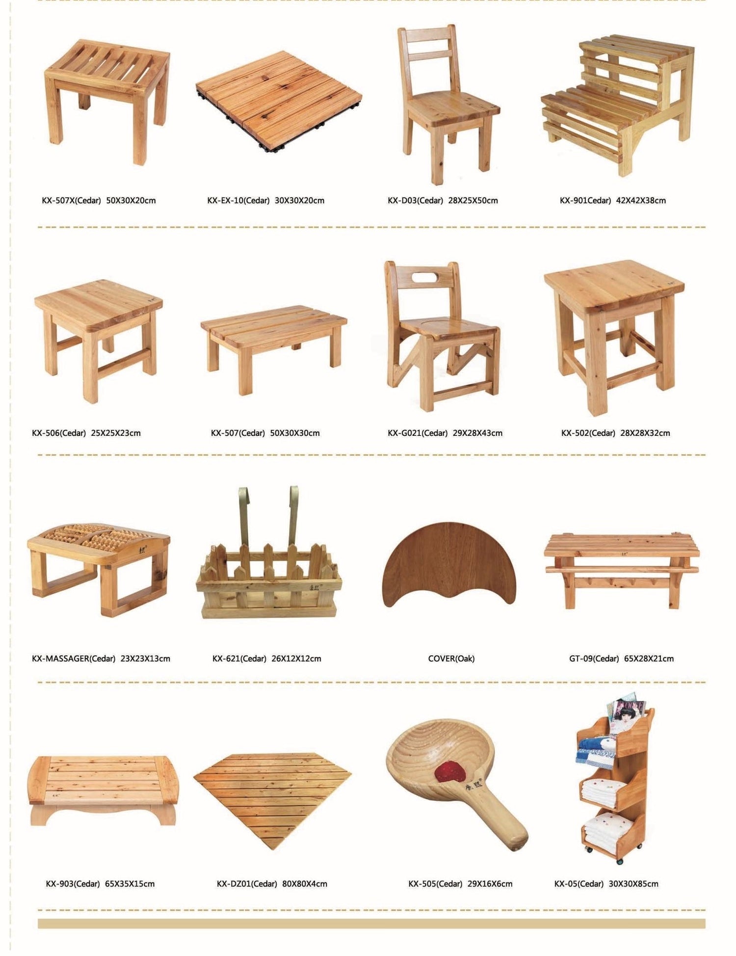 Baignoire style japonais ronde en bois "ofuro" SUMO