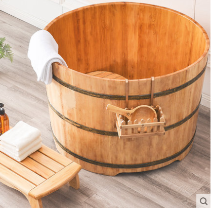 Baignoire style japonais en bois "Ofuro" Hojo